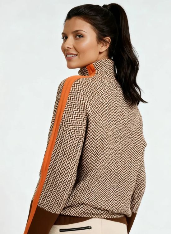 Martina - Sweter z wysokim kołnierzem